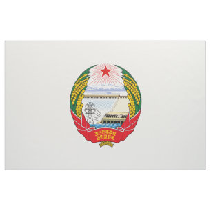 DPRK North Korea Emblem Juche Socialist Communist Fabric