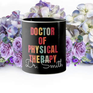 DPT Doctor of Physical Therapy Personalised  Two-Tone Coffee Mug