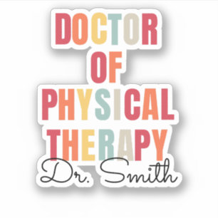 DPT Doctor of Physical Therapy Personalised Vinyl