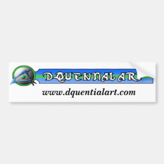 Dquential Art bumper sitcker Sticker