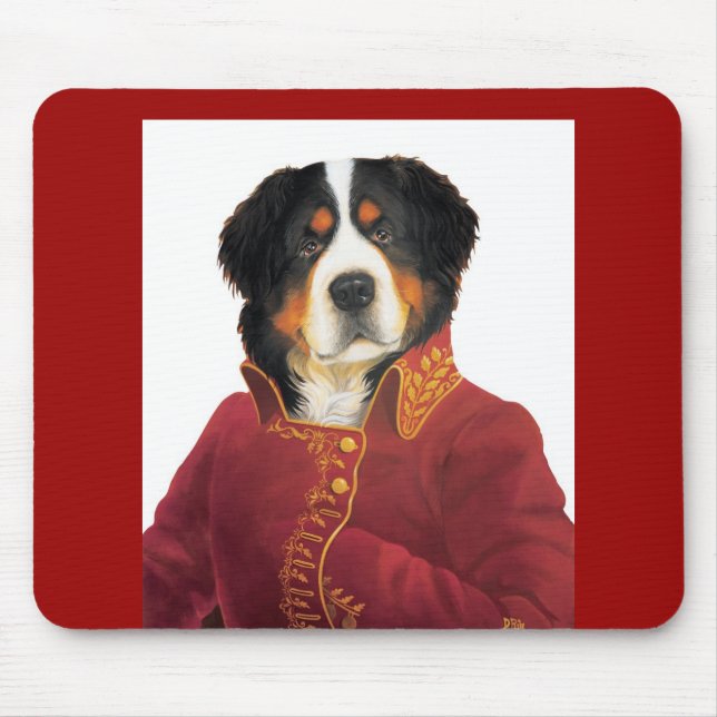 DR072 Bernese Mountain Dog mouse pad (Front)