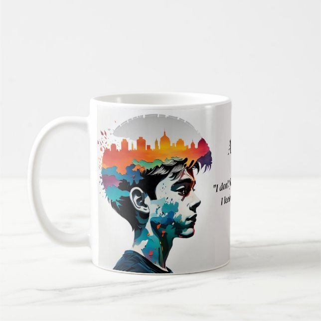 Dr.Anders Osborne Ph.D. Positive Quote ADHD MUG (Left)