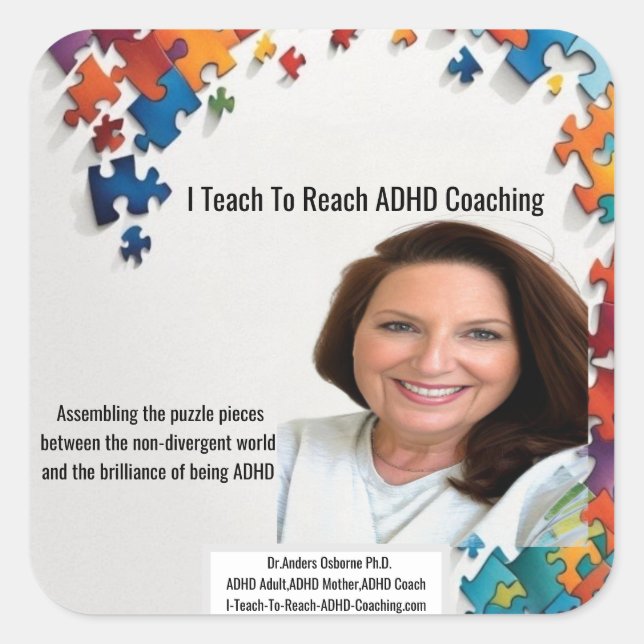 Dr.Anders Osborne PhD, ADHD Sticker (Front)