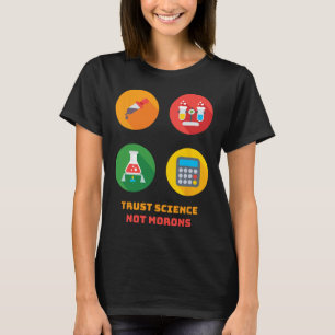 Dr. Anthony Fauci Trust Science Not Morons Retro V T-Shirt