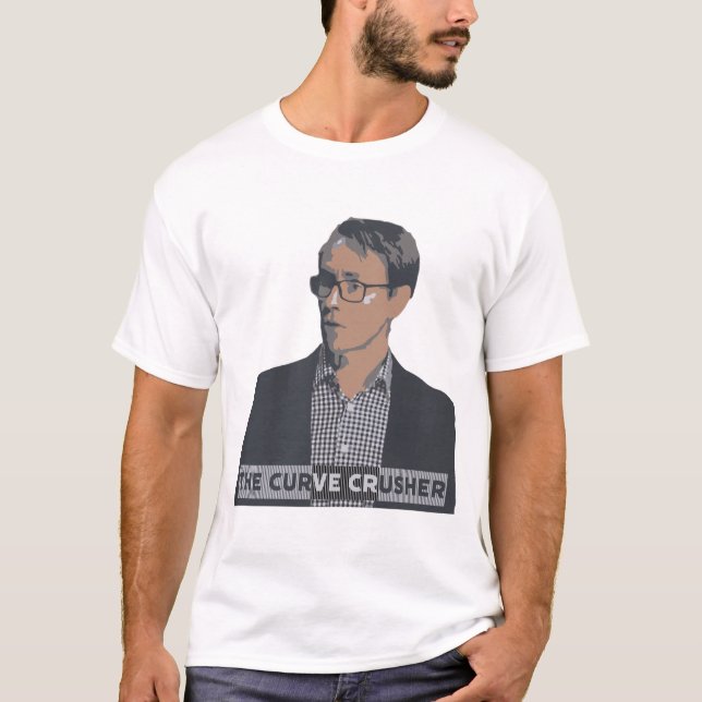 Dr Ashley Bloomfield The Curve Crusher T-Shirt (Front)