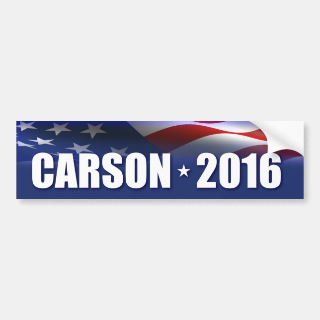 Dr. Ben Carson for President Bumper Sticker (Front)