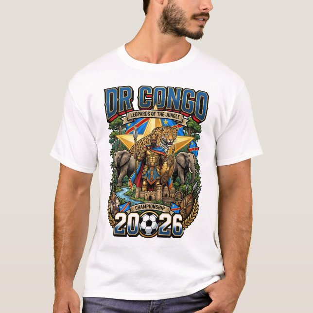 DR Congo 2026 Fan T-Shirt (Front)