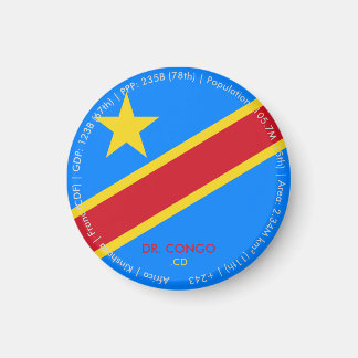 DR Congo Flag Magnet