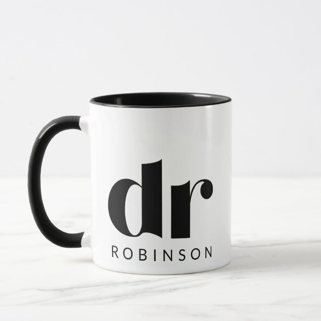 dr [Custom Name] Mug (Left)