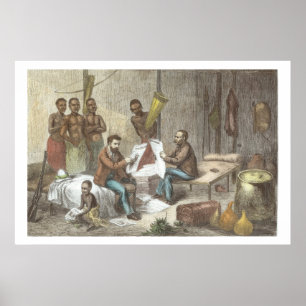 Dr. David Livingstone (1813-73) and Mr. Henry Mort Poster