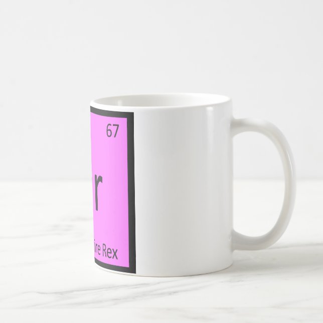 Dr - Devonshire Rex Cat Chemistry Element Symbol Coffee Mug (Right)