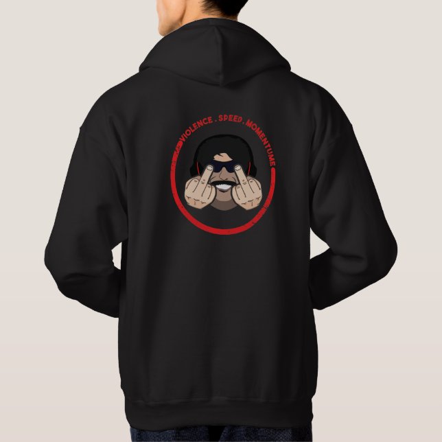 Dr Disrespect Violence Speed Momentum T-Shirt Hoodie (Back)