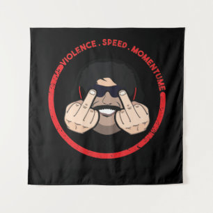 Dr Disrespect Violence Speed Momentum T-Shirt Tapestry