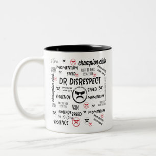 Dr Disrespect Violence Speed Momentum Two-Tone Coffee Mug