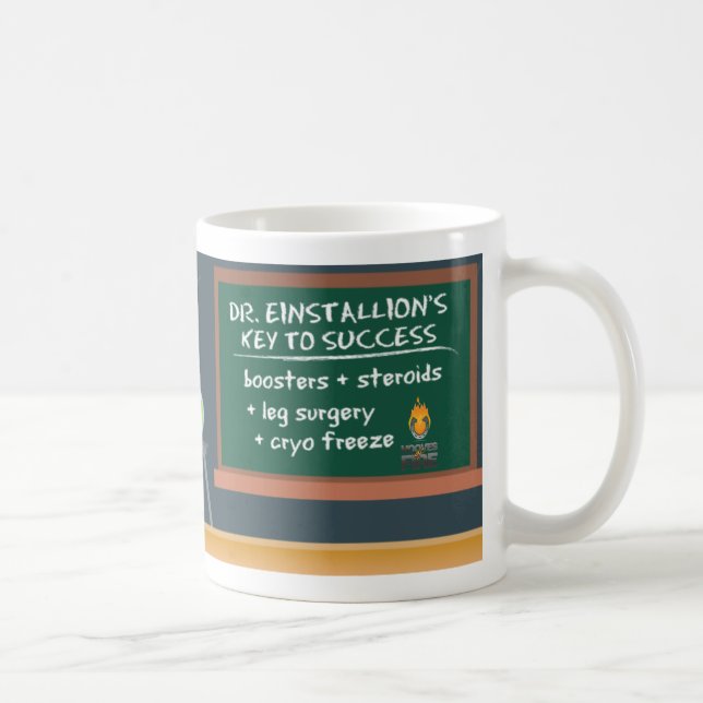 Dr. Einstallion's Key to Success Mug (Right)