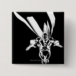 Dr. Fate Flying Outline 15 Cm Square Badge
