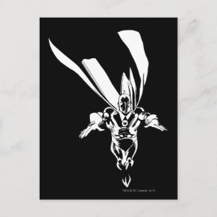Dr. Fate Flying Outline Postcard