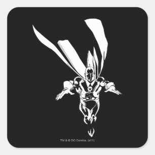 Dr. Fate Flying Outline Square Sticker