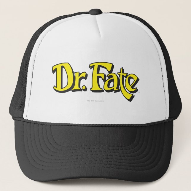 Dr. Fate Logo Trucker Hat (Front)