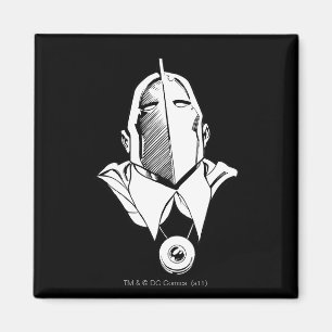 Dr. Fate Mask Outline Magnet
