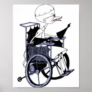 Dr Finkelstein Mad Scientist Baby Poster