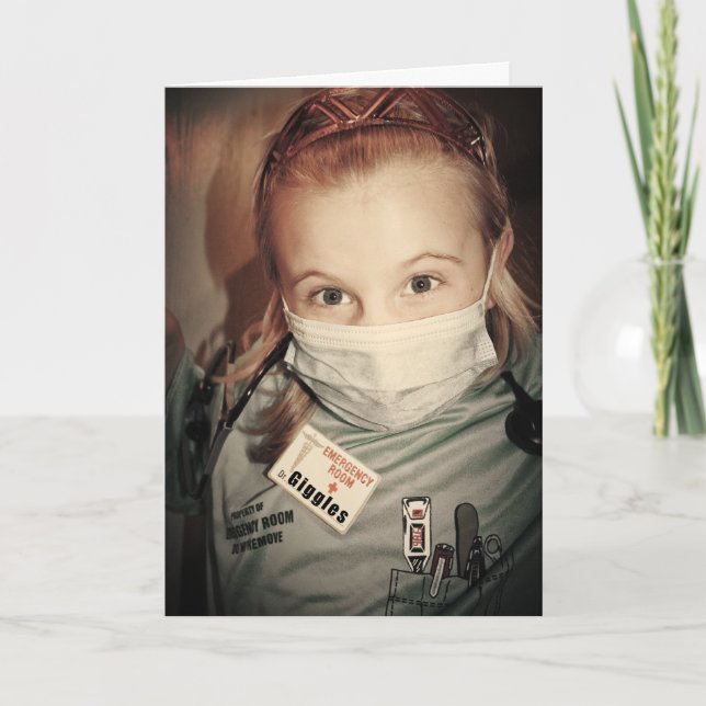 Dr. Giggles Get Well Soon Card (Front)