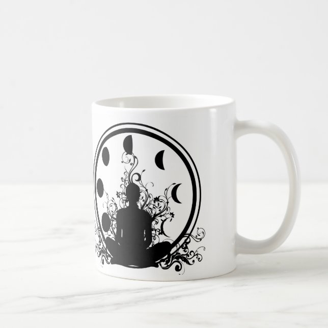 Dr. Gina's Yoga Girl mug with office QR code (Right)