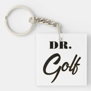 Dr. Golf Funny Design for Golf Lovers            Key Ring