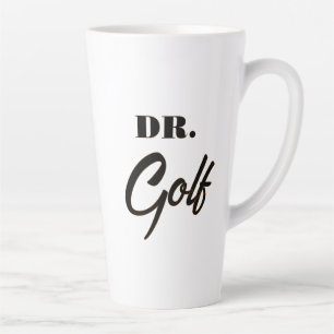 Dr. Golf Funny Design for Golf Lovers Latte Mug