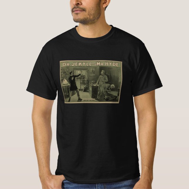 Dr Jekyll and Mr Hyde Classic Print T-Shirt (Front)