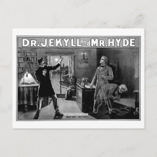 Dr. Jekyll and Mr. Hyde Postcard