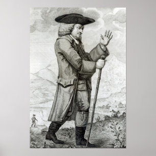 Dr Johnson in his Travelling Dress, 1786 Poster