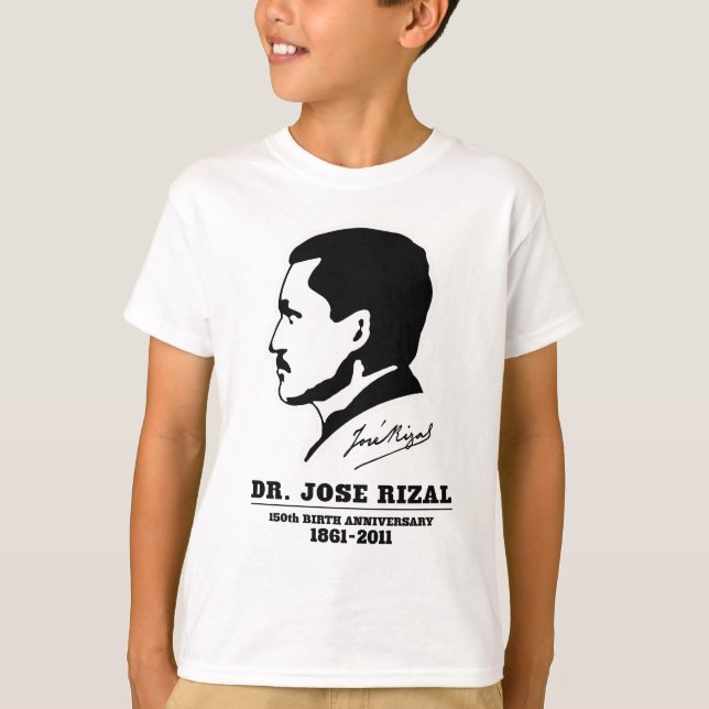 Dr. Jose Rizal @ 150th Birth Anniversary Souvenirs T-Shirt (Front)