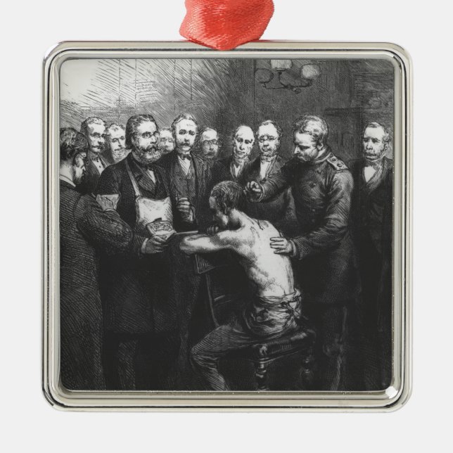 Dr Koch's Treatment for Consumption Metal Ornament (Front)