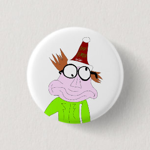 Dr. LeBrick Bah Humbug xmas 3 Cm Round Badge
