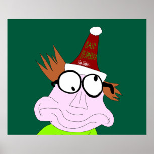 Dr. LeBrick Bah Humbug xmas Poster