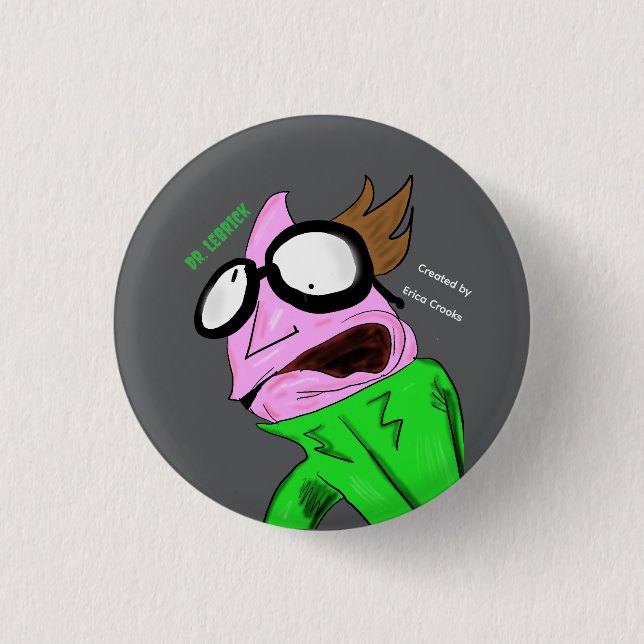 Dr. LeBrick stare puppet 3 Cm Round Badge (Front)