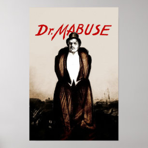 Dr. Mabuse 1922 Classic Movie Poster