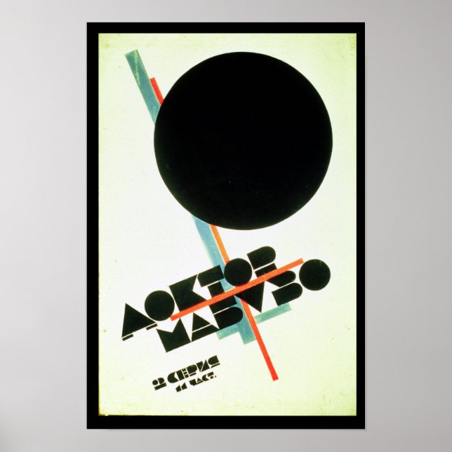 Dr. Mabuso , 1922 Poster (Front)