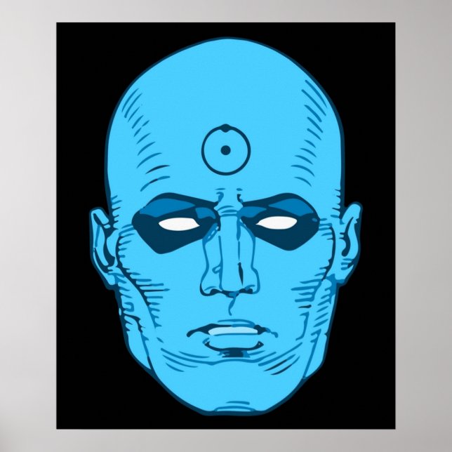 Dr Manhattan  head Poster (Front)