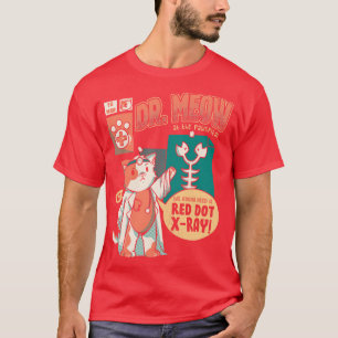 Dr Meow Doctor Cat Medicine Love My Doctor by Tobe T-Shirt