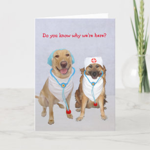 Dr. Moses and nurse Suzy Q Get Well Card