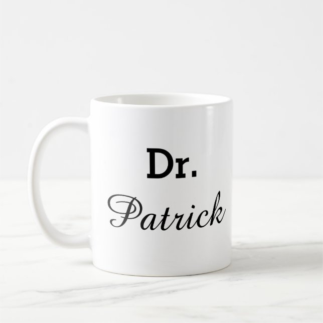 Dr. Mug- Customizable Dr. Mug (Left)