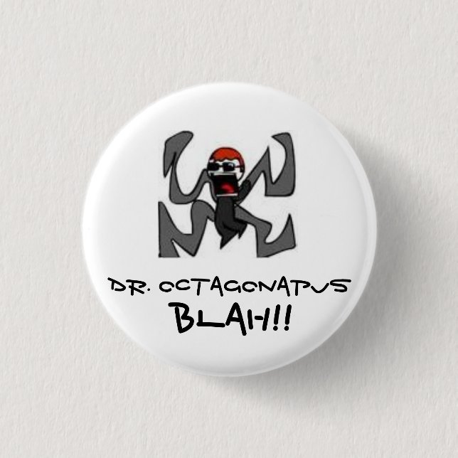 Dr. Octagonapus 3 Cm Round Badge (Front)