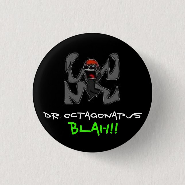 Dr. Octagonapus - Customised 3 Cm Round Badge (Front)