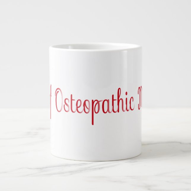 DR of Osteopathic Medicine Large Coffee Mug (Front)