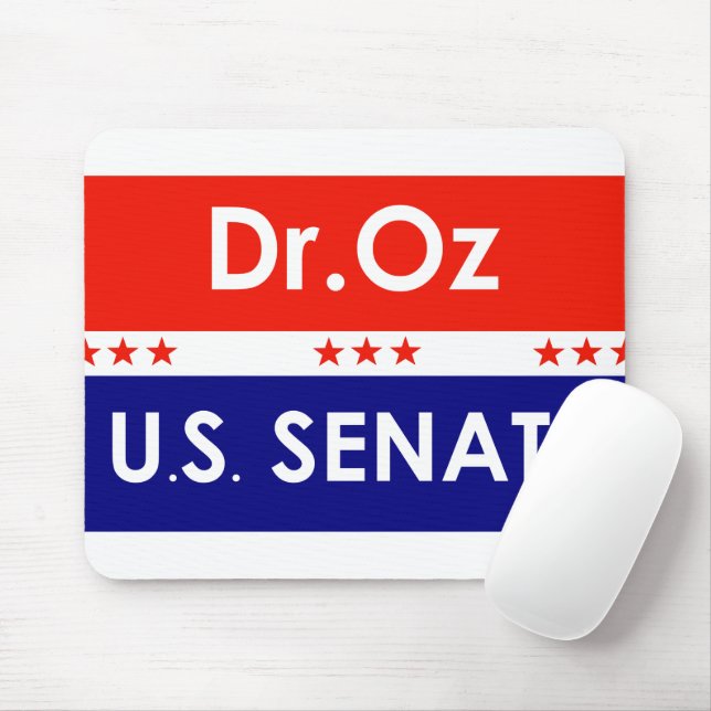 Dr. Oz US Senate Pennsylvania Mouse Pad (With Mouse)