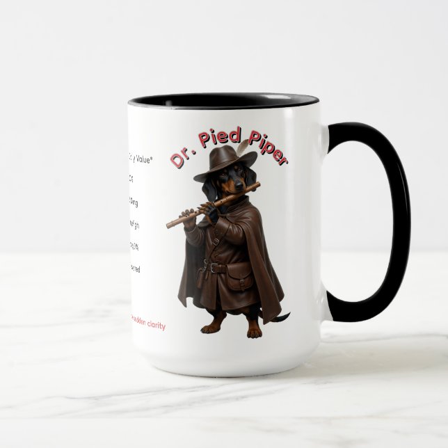 Dr. Piper's Flute Mug (Right)