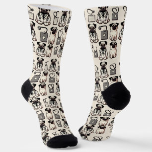 Dr Pug Socks