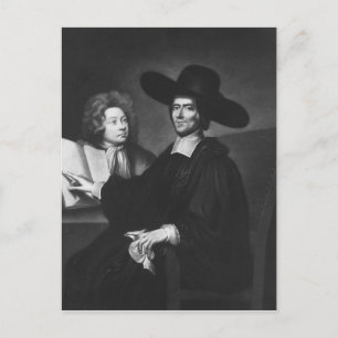 Dr Richard Busby  engraved by James Masson Postcard